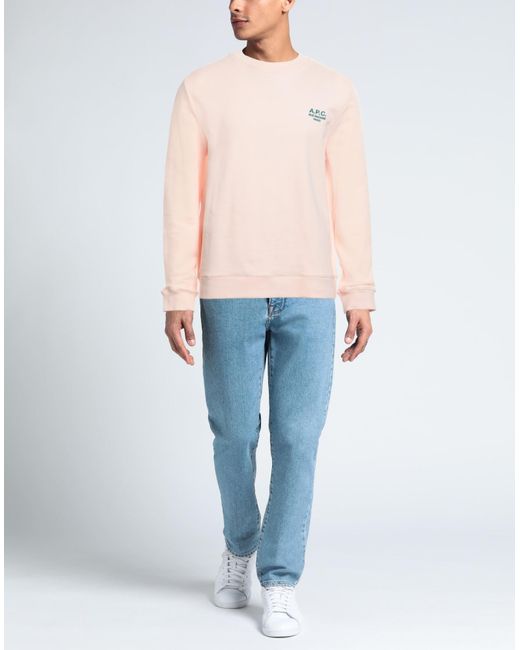 A.P.C. Pink Sweatshirt for men