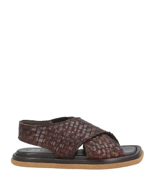 Moma Brown Sandals Leather