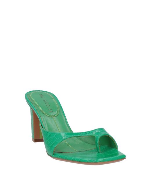 The Saddler Green Thong Sandal
