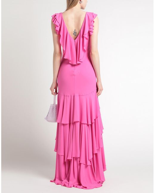 Robe longue Gai Mattiolo en coloris Pink