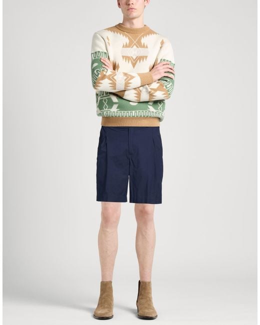 Daniele Fiesoli Blue Shorts & Bermuda Shorts Cotton, Nylon, Elastane for men