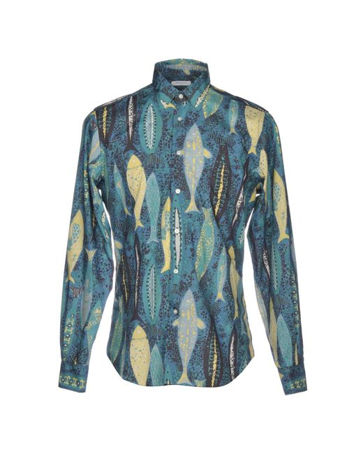 Boglioli Blue Shirt for men