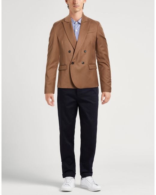 Imperial Brown Blazer Polyester, Viscose, Elastane for men