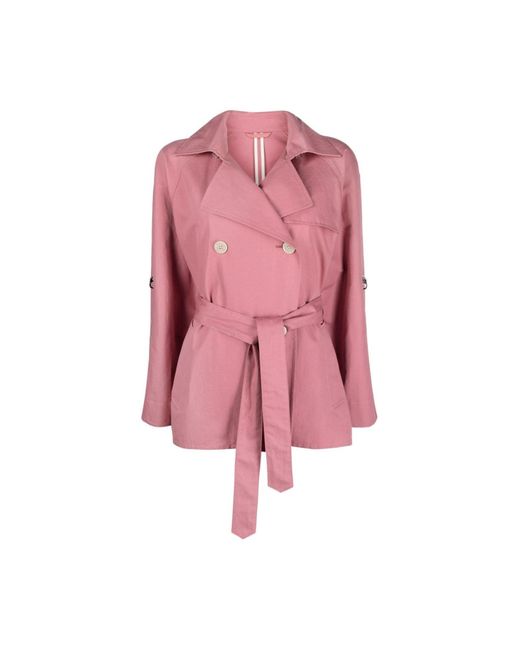 Manteau long et trench Fay en coloris Pink