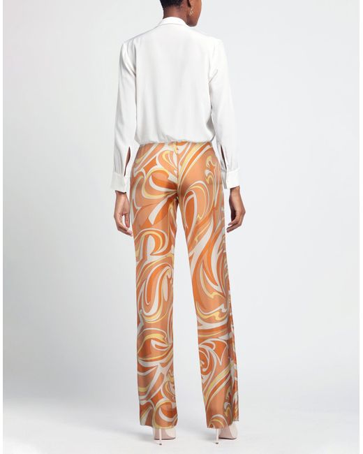 Pantalon Emilio Pucci en coloris Orange