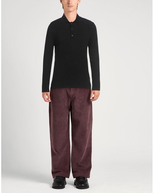 Grifoni Black Sweater Polyamide, Alpaca Wool, Wool for men