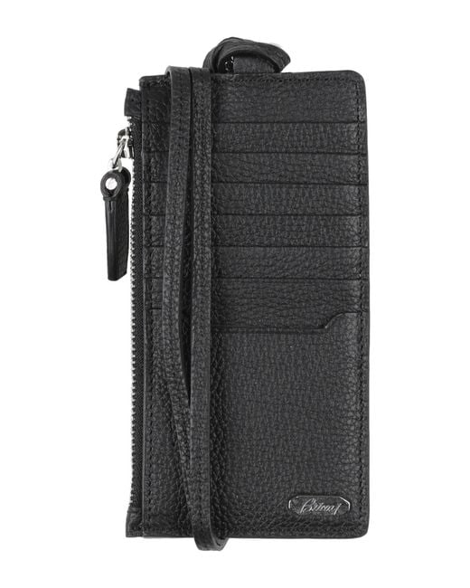 Brioni Black Cardholder for men