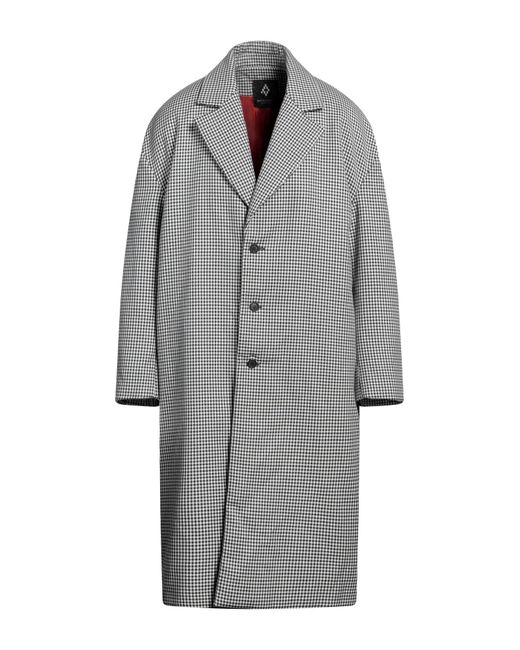Marcelo Burlon Gray Coat for men