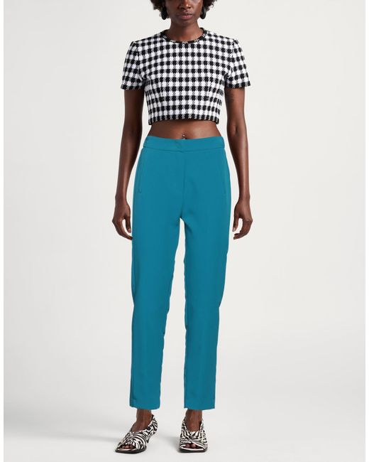Kontatto Blue Pants Polyester, Elastane