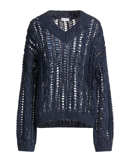 Brunello Cucinelli Blue Jumper