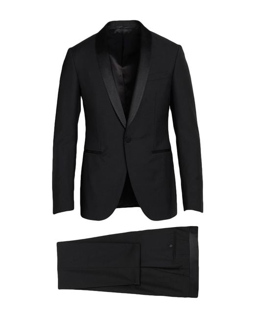 Lanvin Black Suits for men