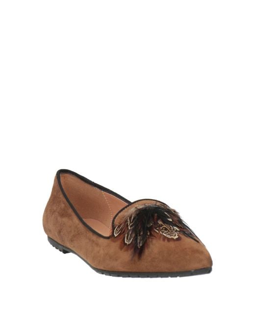 Status Brown Ballet Flats