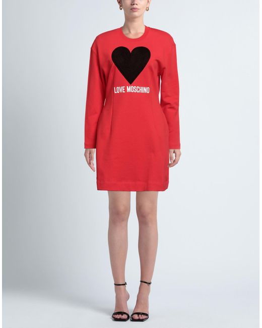 Love Moschino Red Mini Dress