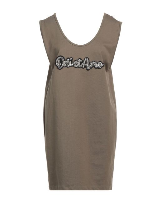 Odi Et Amo Brown Mini Dress