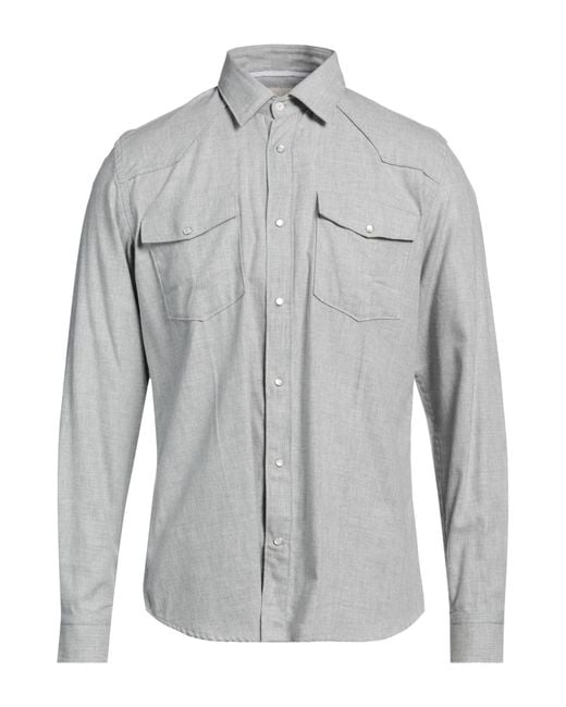 AT.P.CO Gray Shirt Cotton for men
