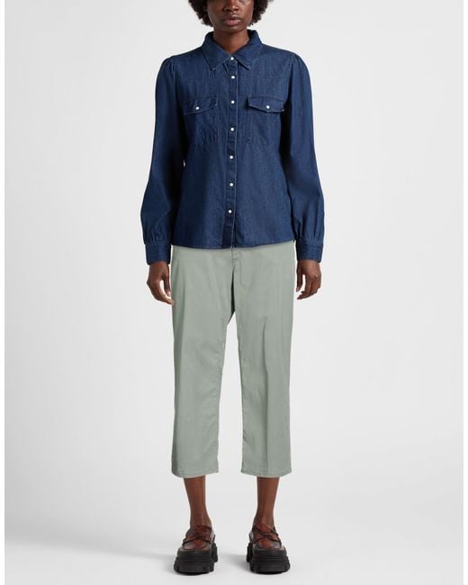 Dondup Gray Pants Lyocell, Cotton, Elastane