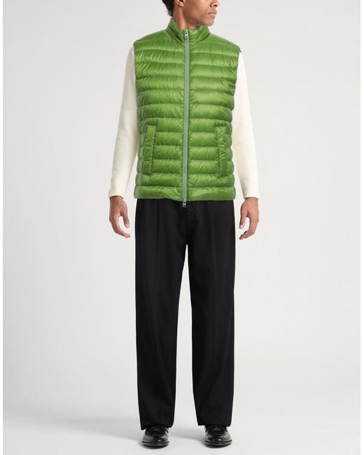 Herno Green Vests for men