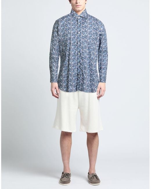 Guglielminotti Blue Shirt for men