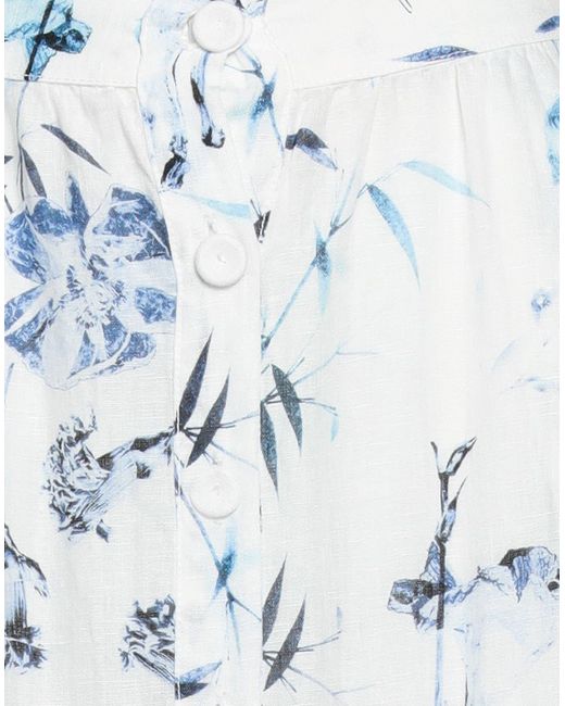 120% Lino Blue Maxi Skirt
