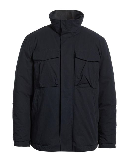 Dondup Blue Jacket Cotton, Nylon for men