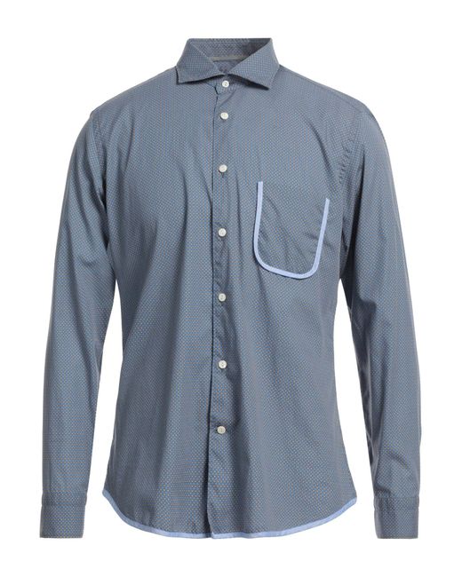 Tintoria Mattei 954 Blue Shirt for men