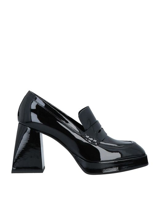 Giampaolo Viozzi Black Loafer Loafers Calfskin