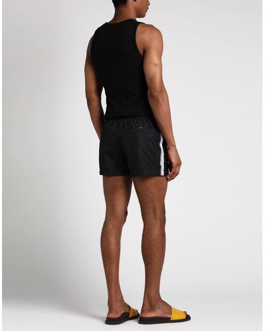 Calvin Klein Black Swim Trunks Polyester for men