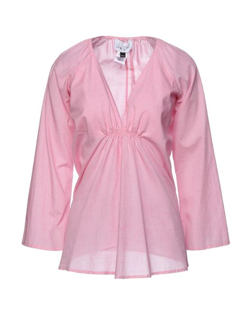 VIRNA DRÒ® Pink Top Cotton, Silk