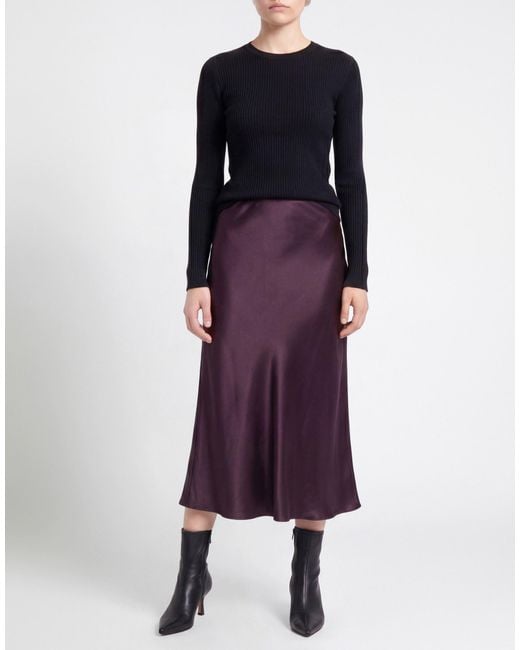 Roberto Collina Purple Midi Skirt