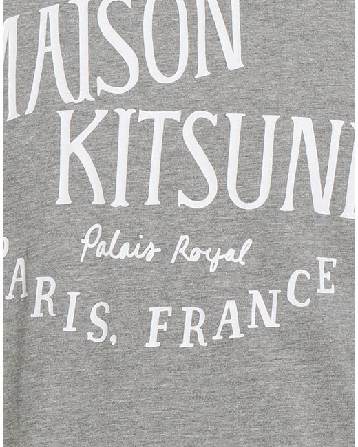 Maison Kitsuné Gray T-shirt for men
