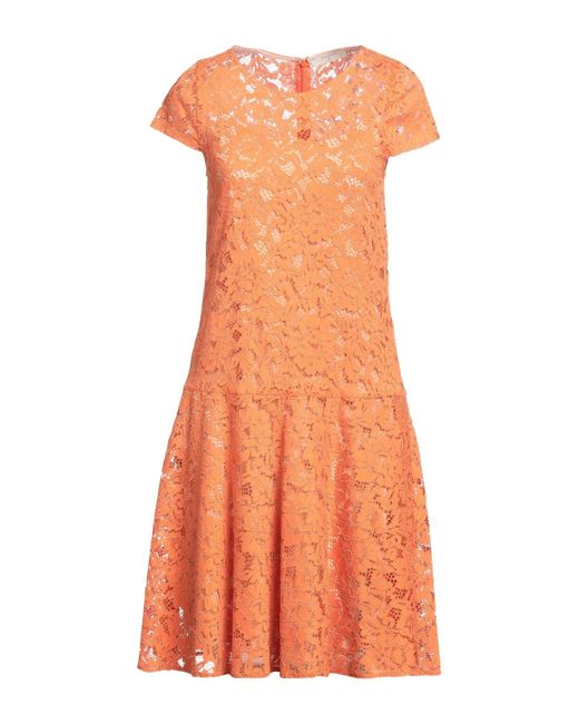 Beatrice B. Orange Midi Dress