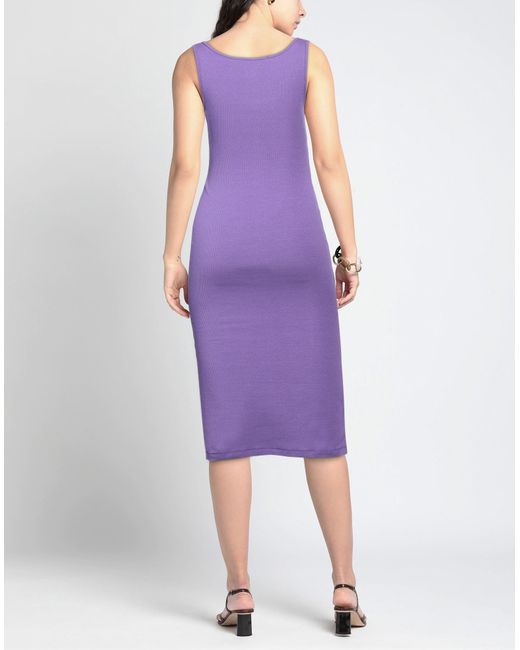 hinnominate Purple Midi Dress