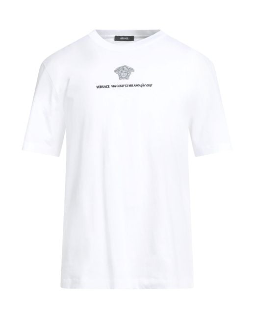 Versace T-Shirts in White für Herren