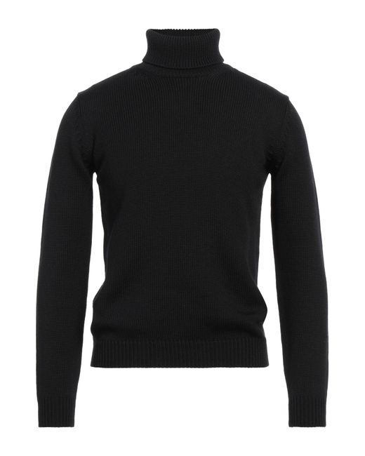 Roberto Collina Rollkragenpullover in Black für Herren