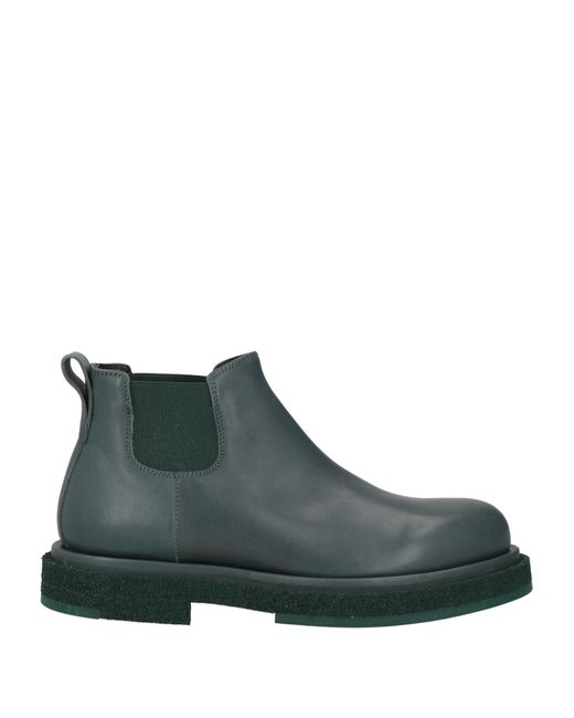 Officine Creative Green Ankle Boots