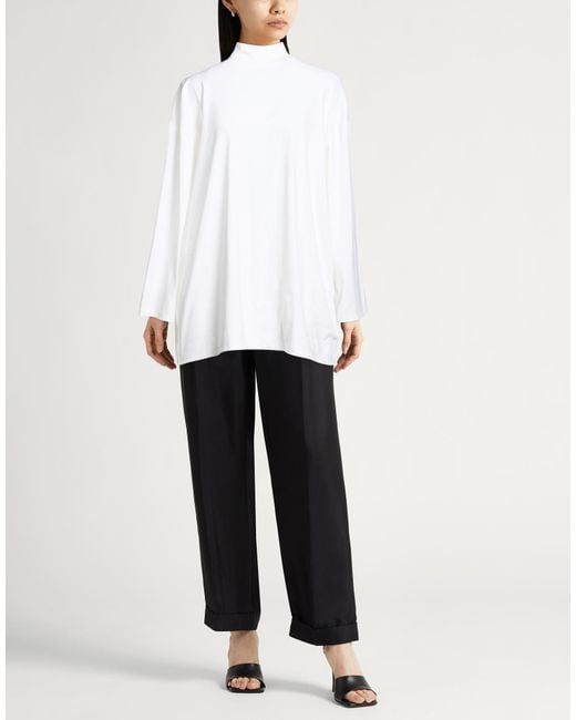 Wardrobe NYC White T-Shirt Polyamide, Elastane