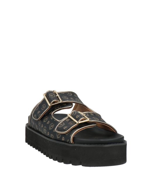 Pollini Black Sandale