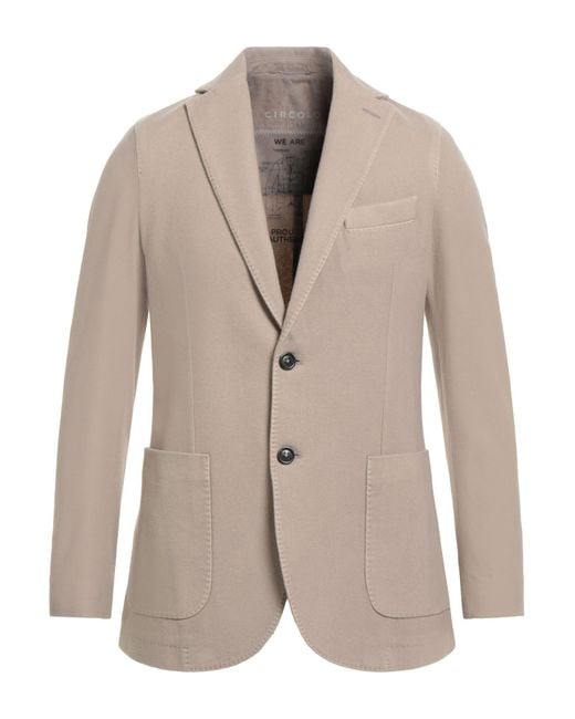 Circolo 1901 Natural Blazer Virgin Wool for men