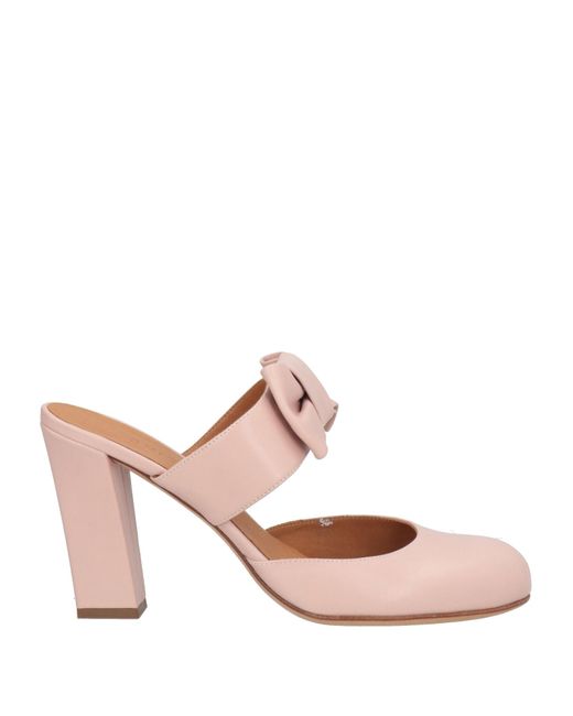 Chie Mihara Pink Mules & Clogs Leather