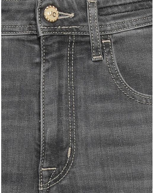 Jacob Cohen Gray Jeans Cotton, Polyester, Elastane