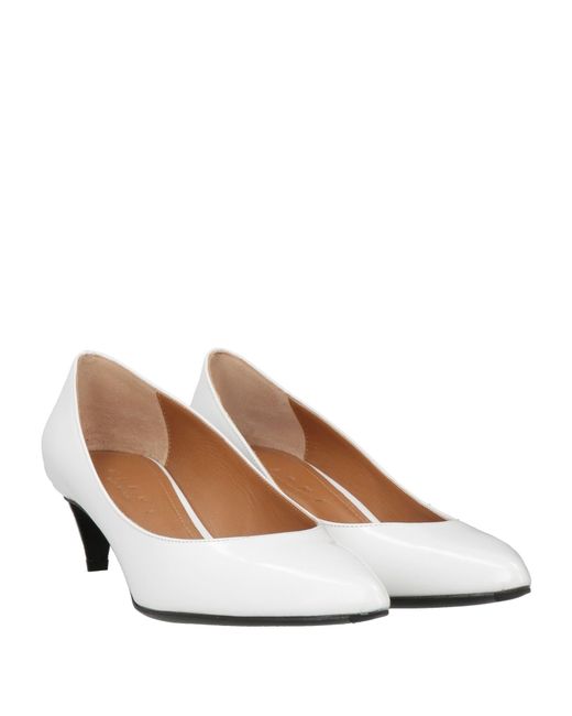 Marni White Pumps Leather