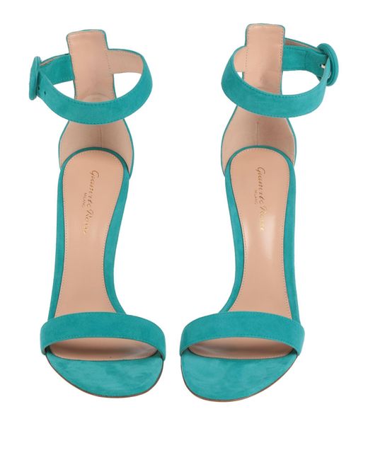 Gianvito Rossi Blue Sandals