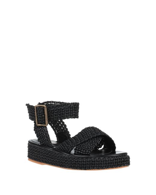Fiorina Black Sandals