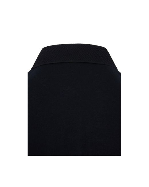 Polo Emporio Armani pour homme en coloris Black