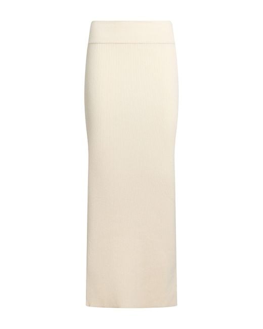 Wardrobe NYC White Ivory Maxi Skirt Cotton