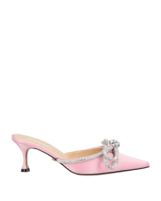 Mach & Mach Pink Mules & Clogs