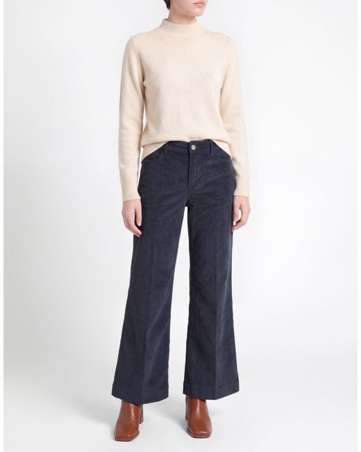 Ba&sh Blue Pants Cotton, Modal, Elastane