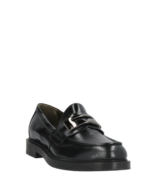 Laura Bellariva Black Mokassin