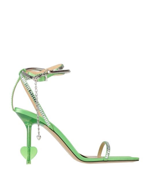 Mach & Mach Green Sandals