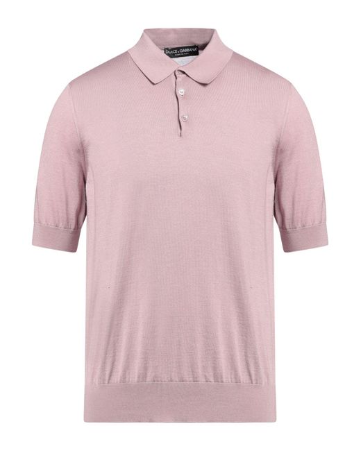 Dolce & Gabbana Pink Sweater for men